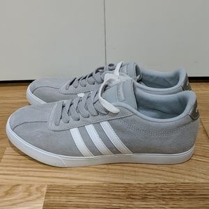 Adidas Courtset Grey White New with Tags size 7.5